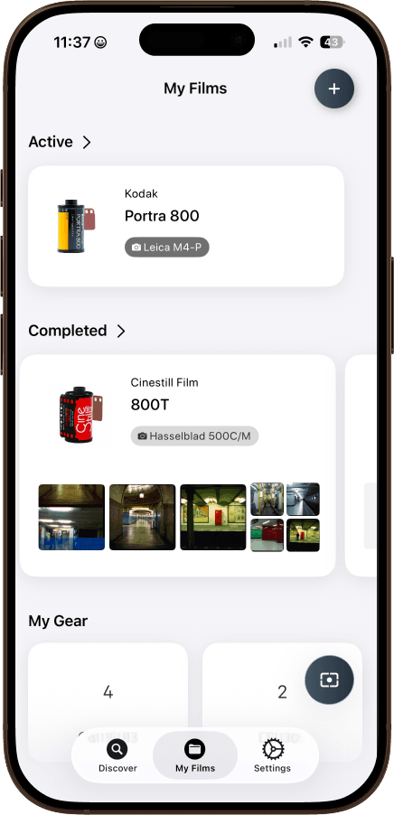 Track active & completed rolls - Screenshot 1